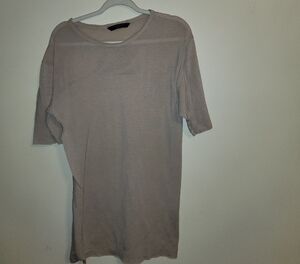 Knot Sisters Light Brown Short Sleeve Lightweight Sweater